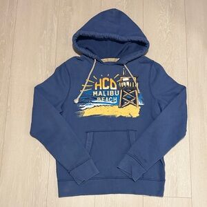 Hollister Blue Malibu Beach Hoodie